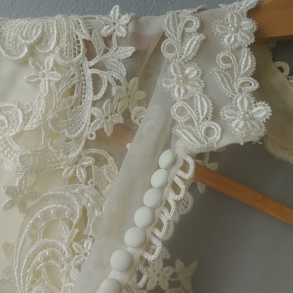 Vintage 70s Party Time Fashions wedding dress - Picture 10 of 11